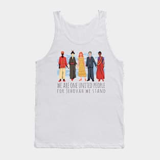 we are on united people for jehovah we stand Tank Top